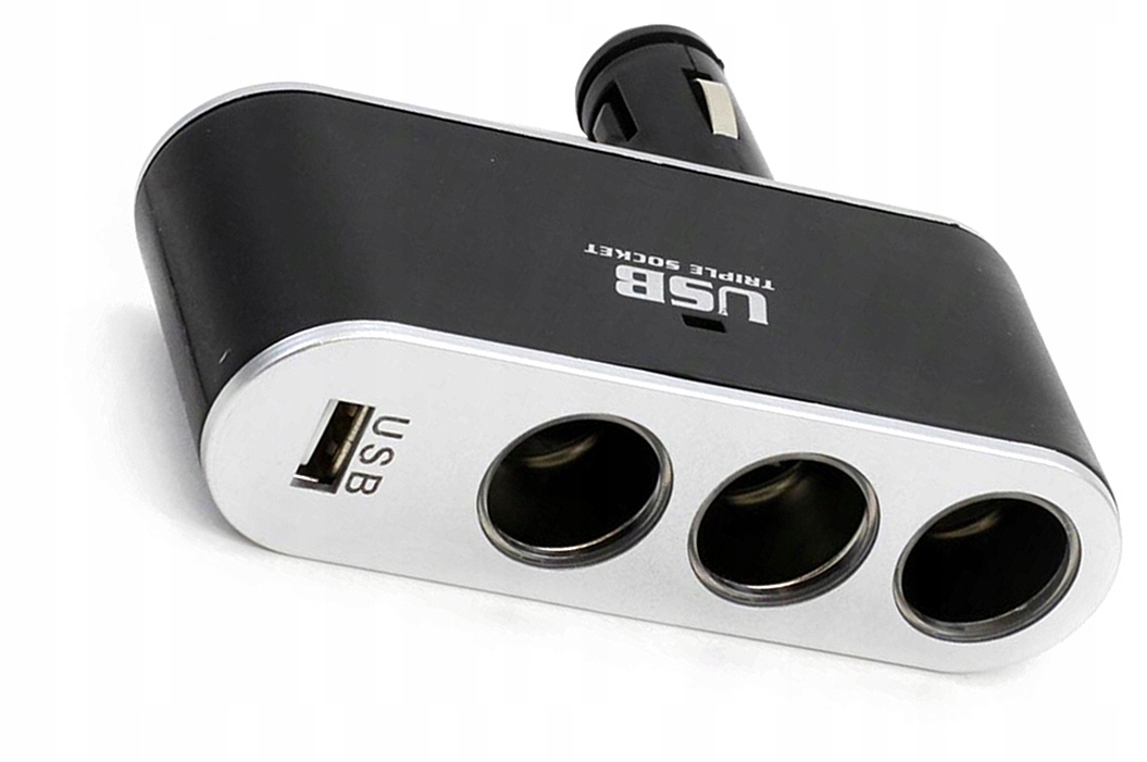 

Zapalniczki B2S28 3 Wejścia +usb Rozgałęziacz Gnia