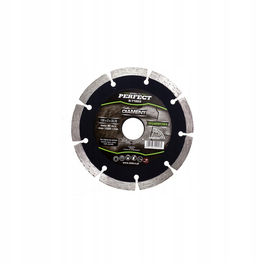 Diamantový kotouč segmentový 230 x 2.0 mm Stalco