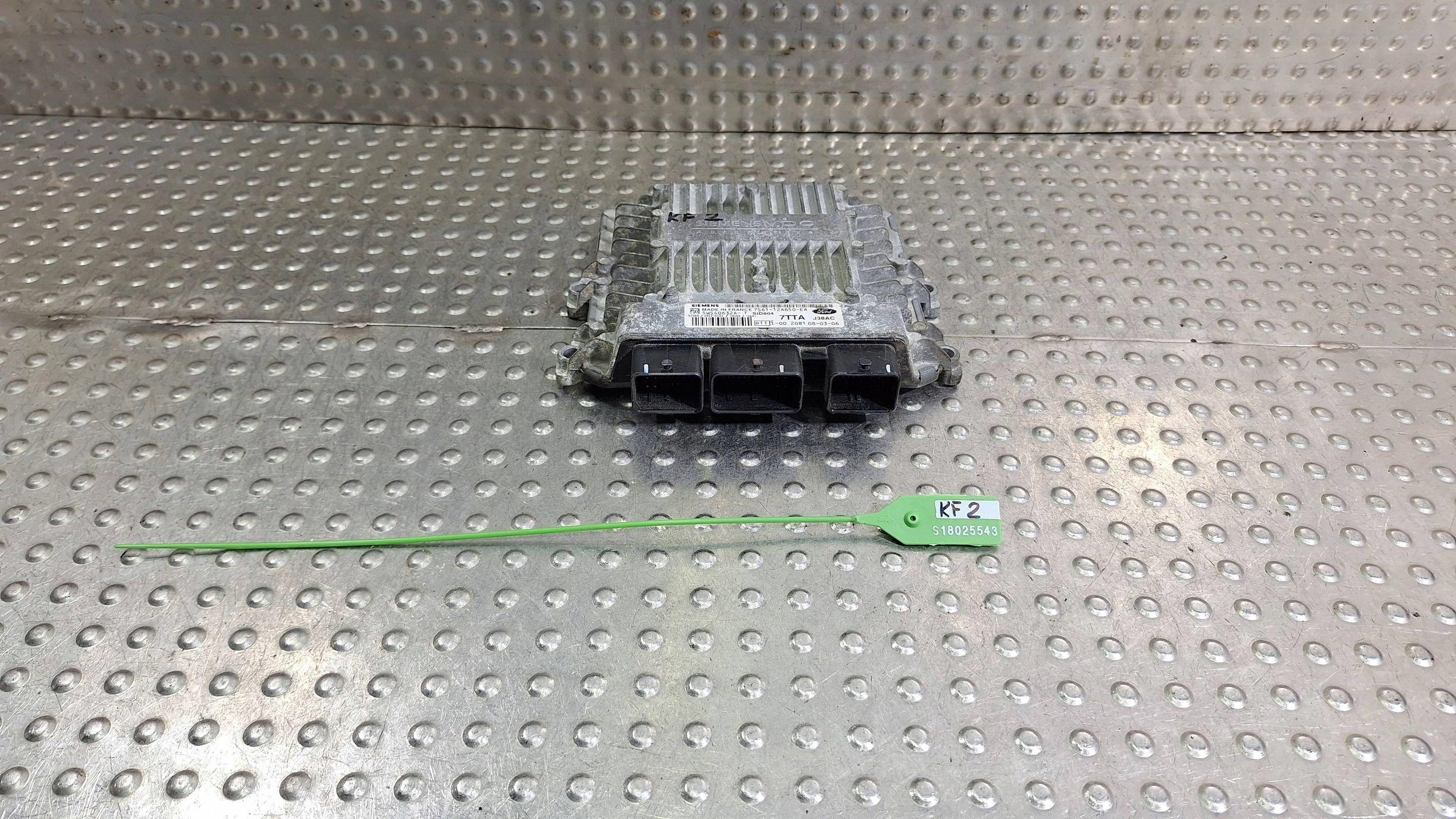 computer control unit of the engine 7S61-12A650-EA FORD FIESTA MK5 MK6 1.4TDCI