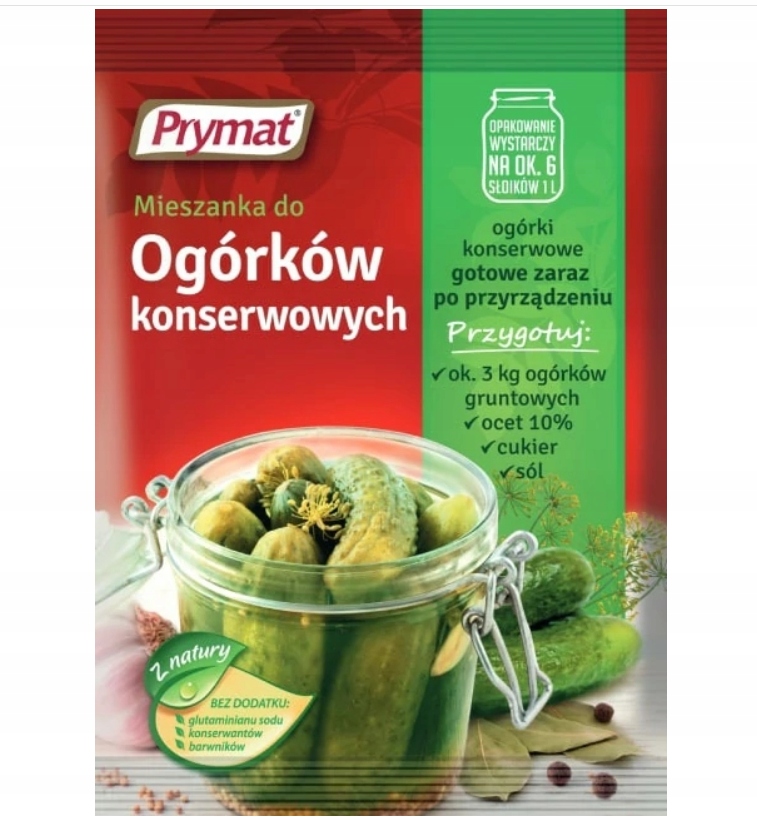 Prymat Směs na konzervované okurky 12 x 40 g