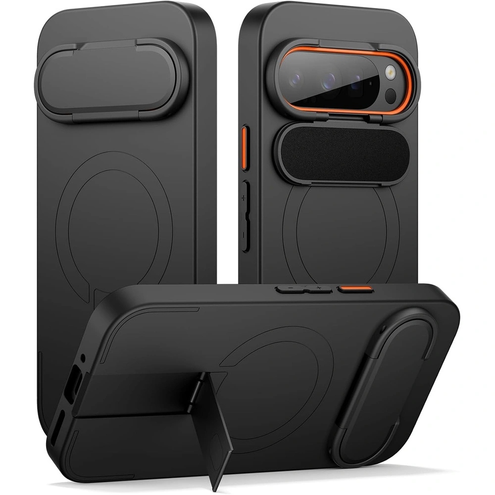 Pancéřové Pouzdro Suritch pro Google Pixel 9 9 Pro, stojánek, ochrana fotoaparátu