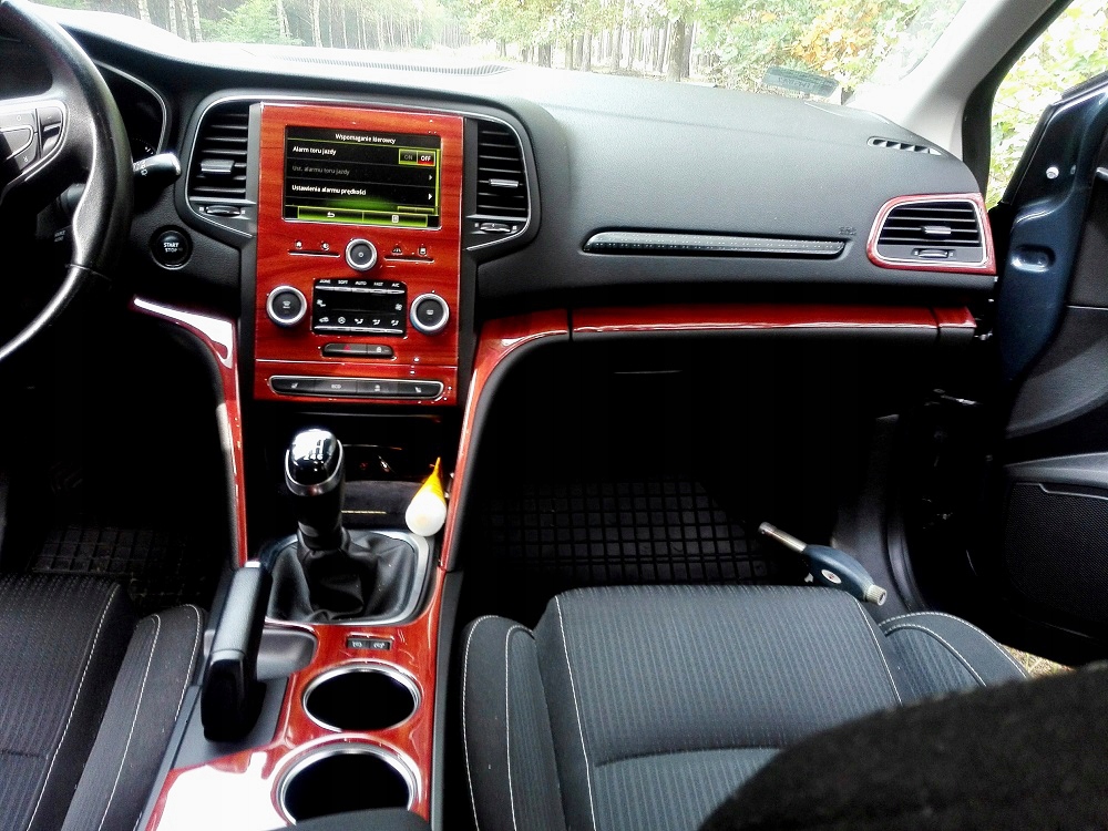 RENAULT MEGANE 4 ОБЛИЦЮВАННЯ ПАНЕЛІ КАБІНИ НАКЛЕЙКИ 5D