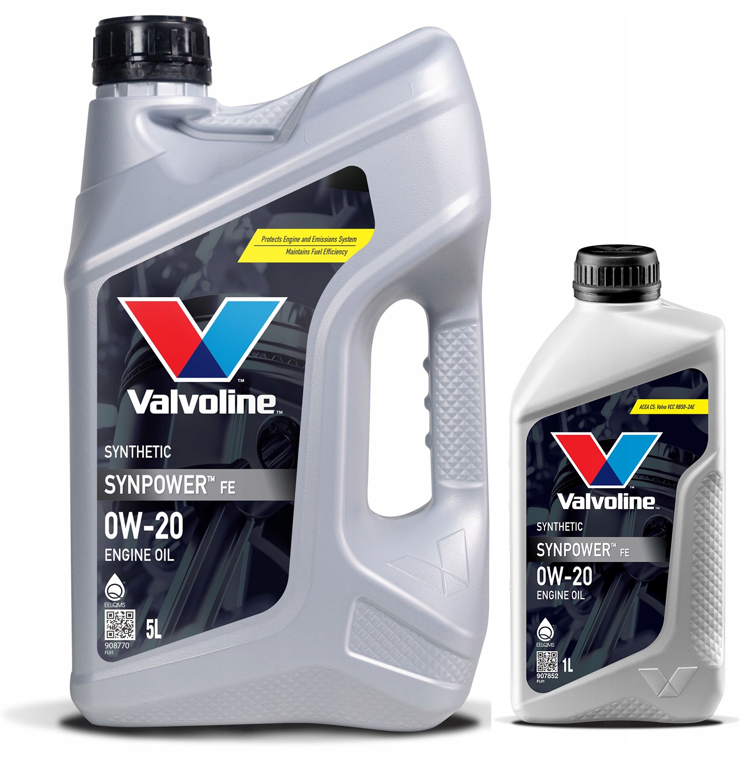 Valvoline SynPower Fe 0W20 6L Volvo Vea VCC RBSO-2AE Acea C5