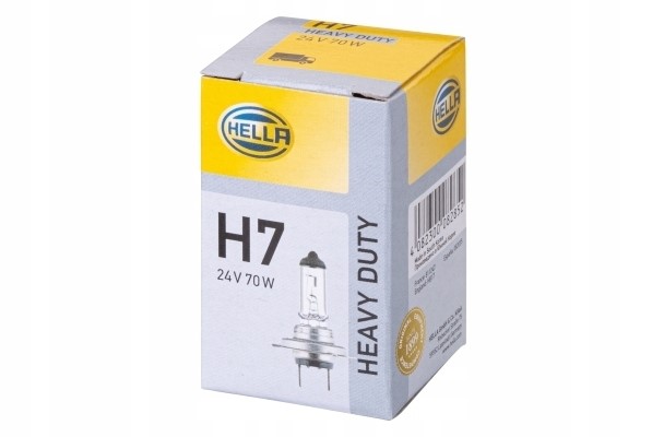 

żarówka Hella H7 70W 24V Standard 10 Sztuk