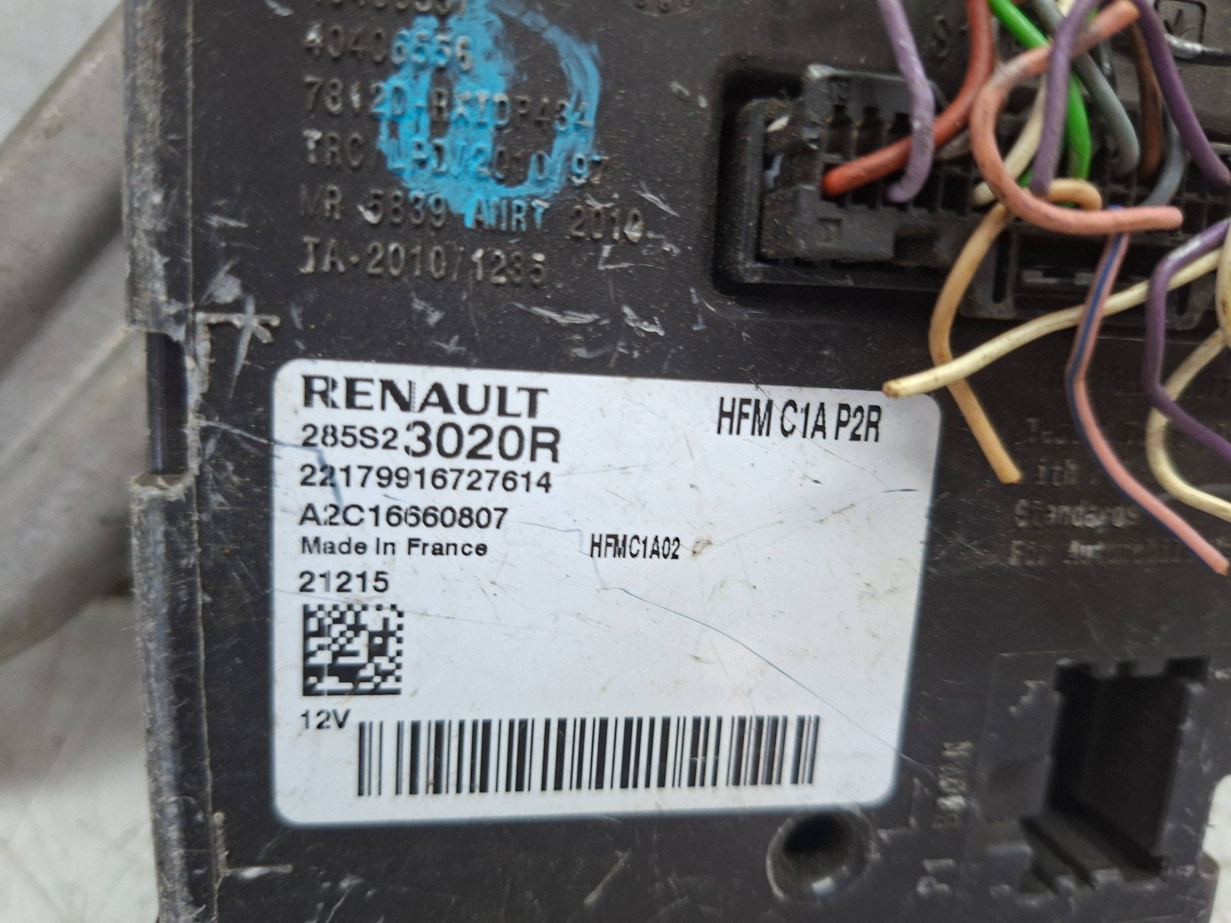 module control unit IMMOBILIZERA 285S23020R A2C16660807 RENAULT CLIO V