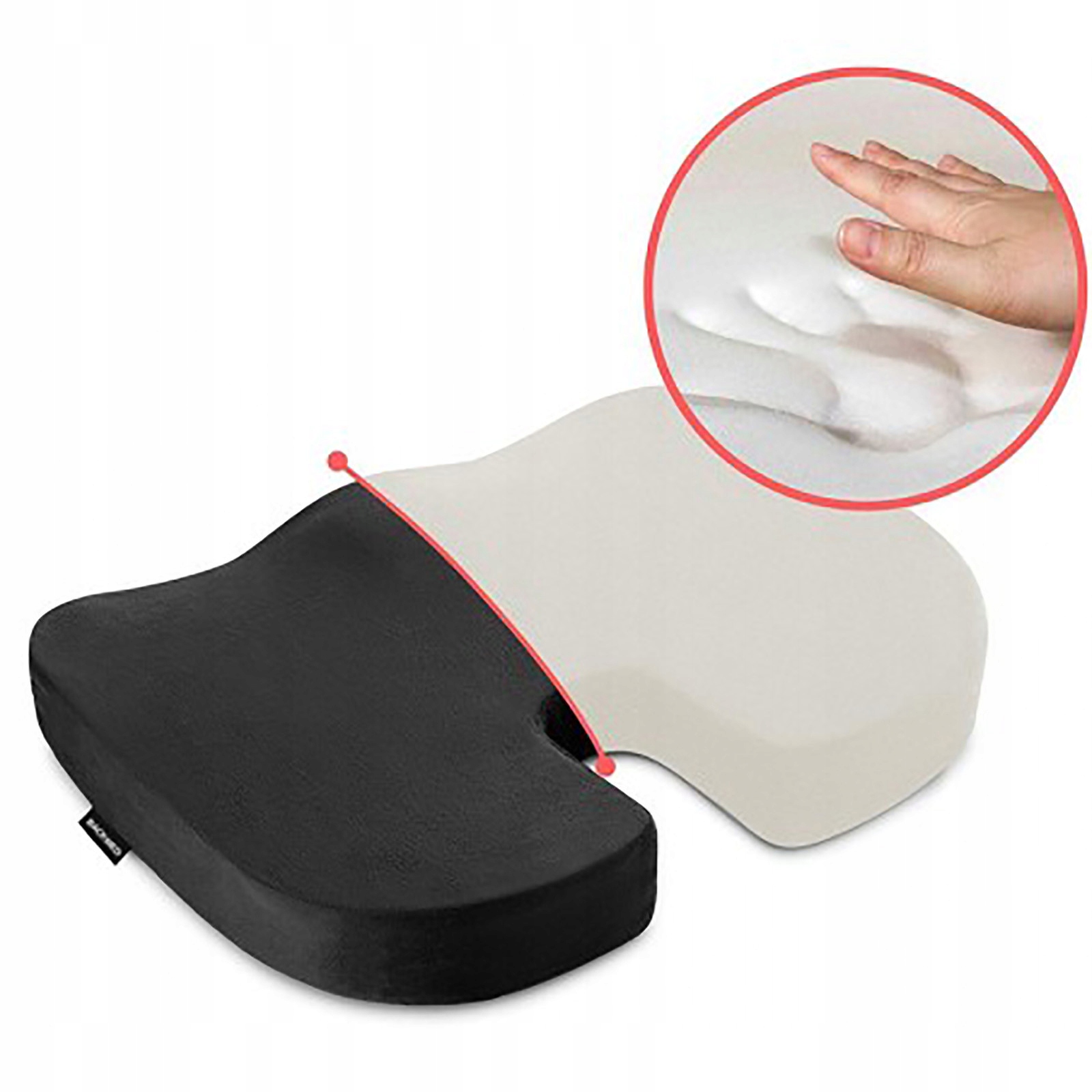 Komfortowa Poduszka Siedzenia Ortopedyczna na Ból Biodra Twardość miękka