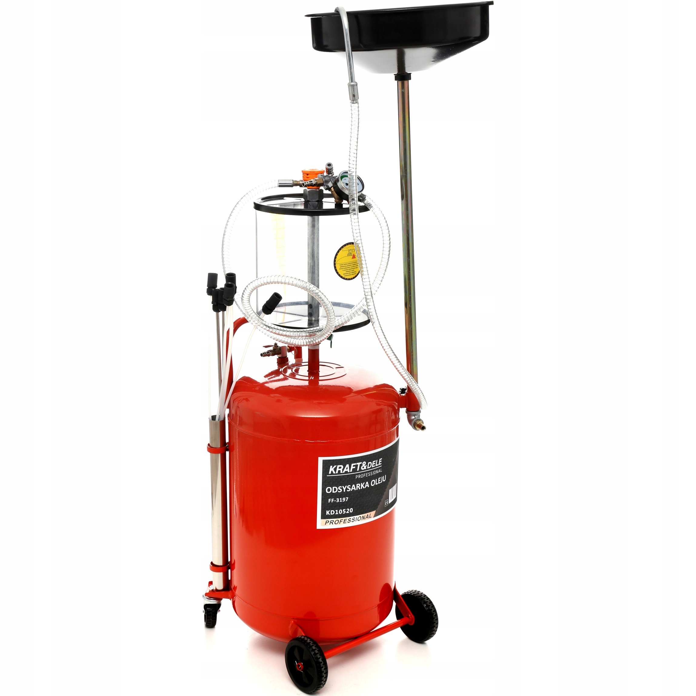 ZLEWARKA DO OLEJU ZLEWARKO WYSYSARKA ODSYSARKA PNEUMATYCZNA 80L MOBILNA Kod producenta KD10520