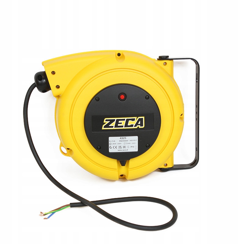 Elektrické navíjadlo 3x2,5 mm Zeca 4325 10 m bez zástrčky a zásuvky