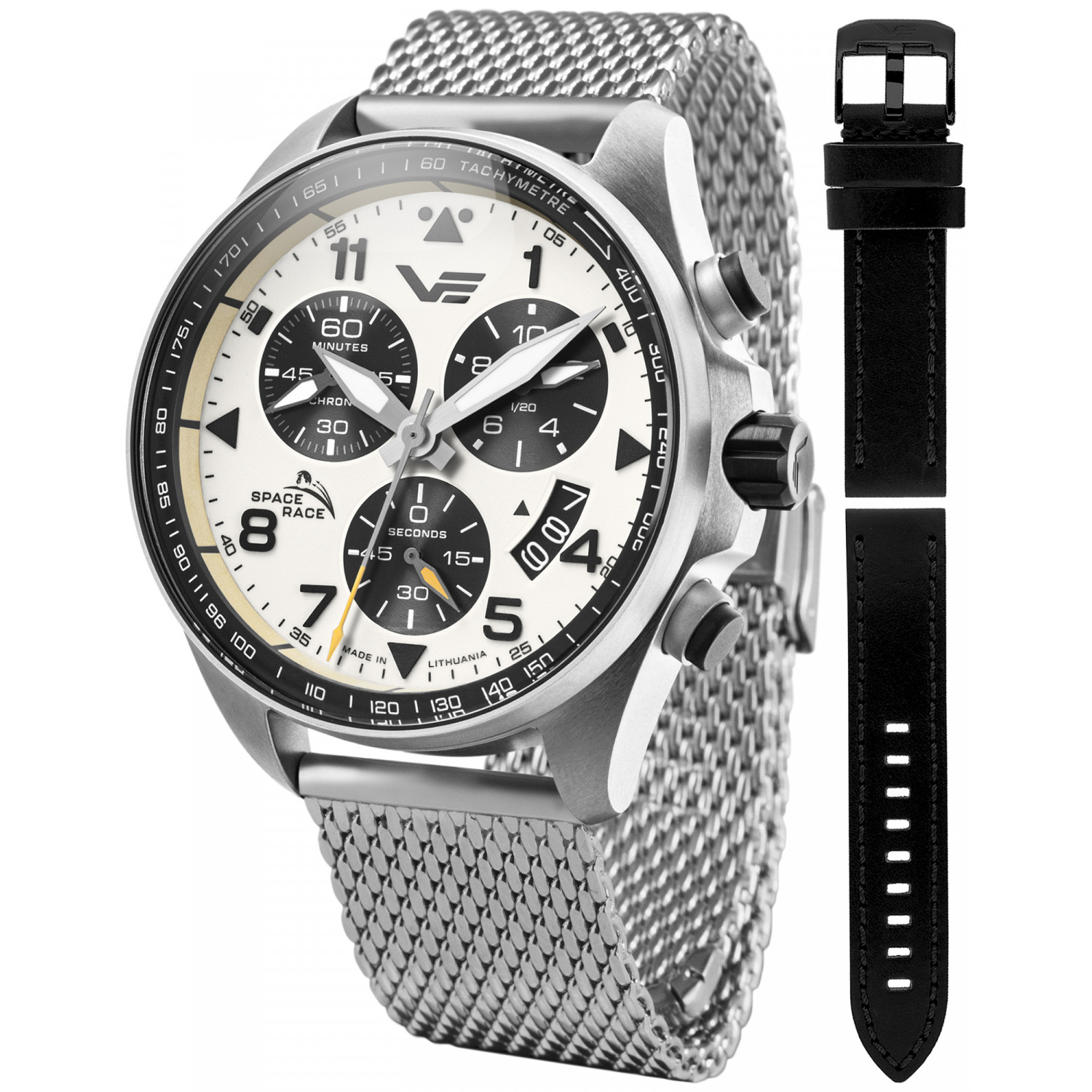 Zegarek Męski Vostok Europe 6S30-325A743B srebrny