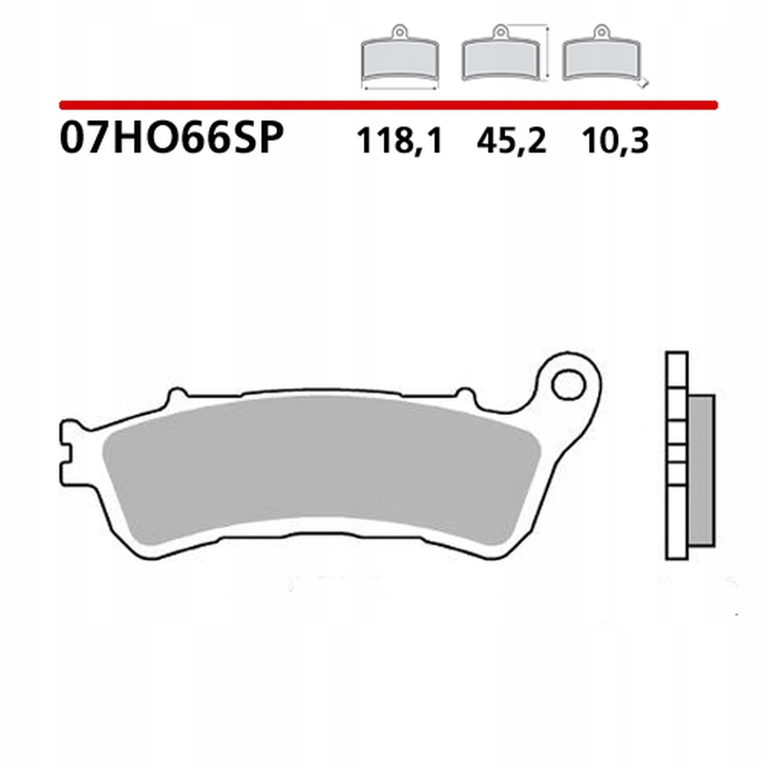 Brembo 2026/05 Brzdové Doštičky KH388/2 Sinter Sp (kovové) Zadné (e)