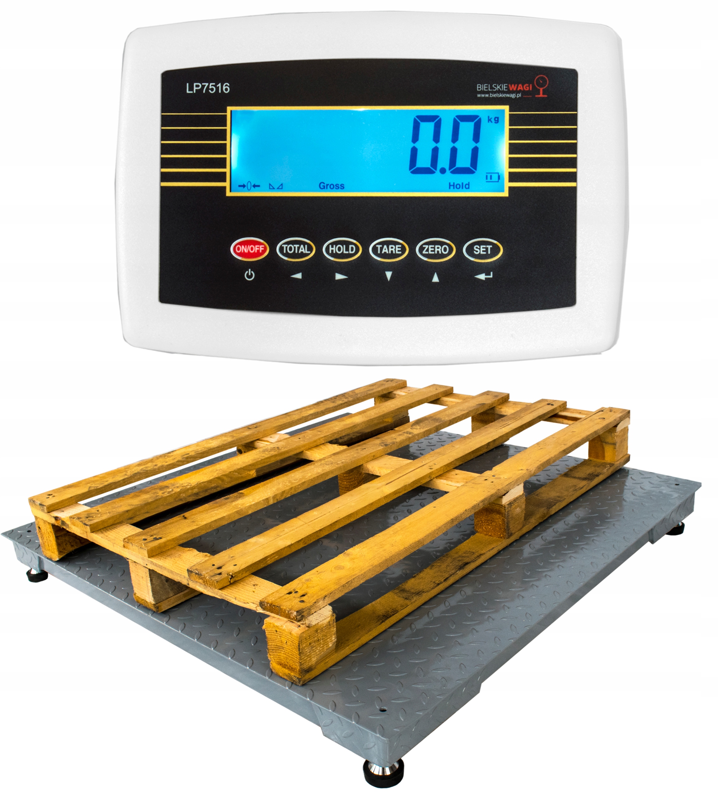 Plošinová Váha Paletová 1,0 x 1,2 m 600 kg 100 g Velmi Přesná Big Bagi