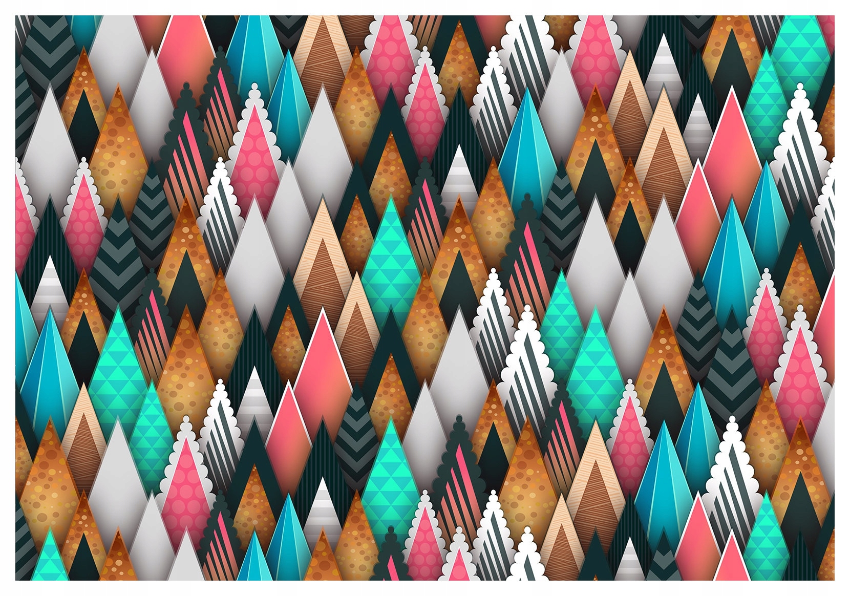 Fototapeta Geometrické postavy abstrakce moderní styl 312x219 lepidlo