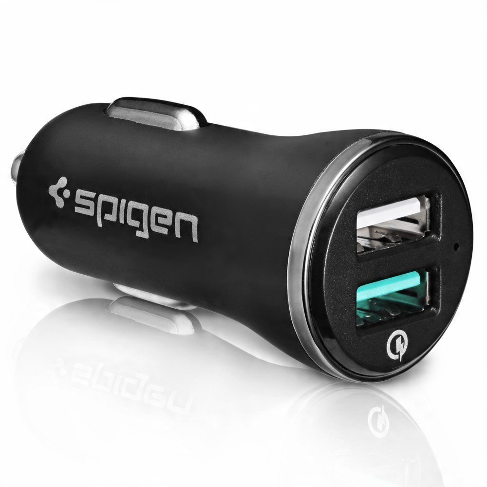 

Ładowarka Spigen F27QC QC3.0 2-PORTY czarny