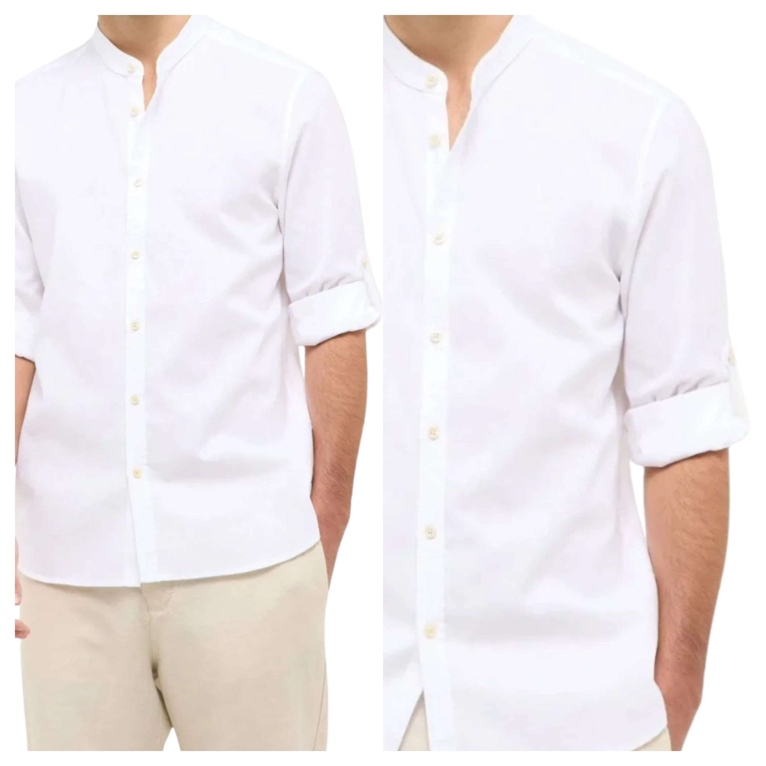 Pánská košile Mustang Yuma Bílá Regular Fit Bavlna M