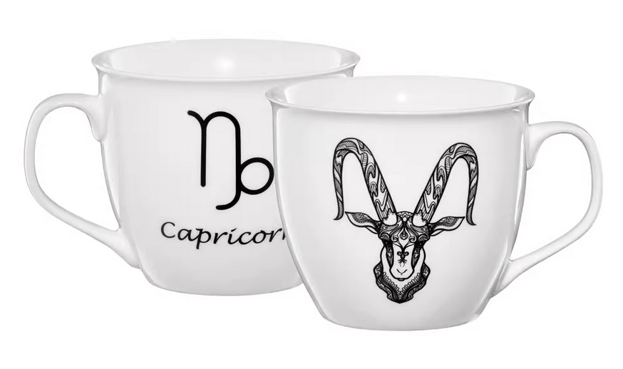 

Kubek porcelanowy Ambition Zodiak Koziorożec 550ML
