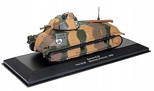 Somua S-35 1ère DLM Quesnoy Francie 1940 1:43 Eaglemoss