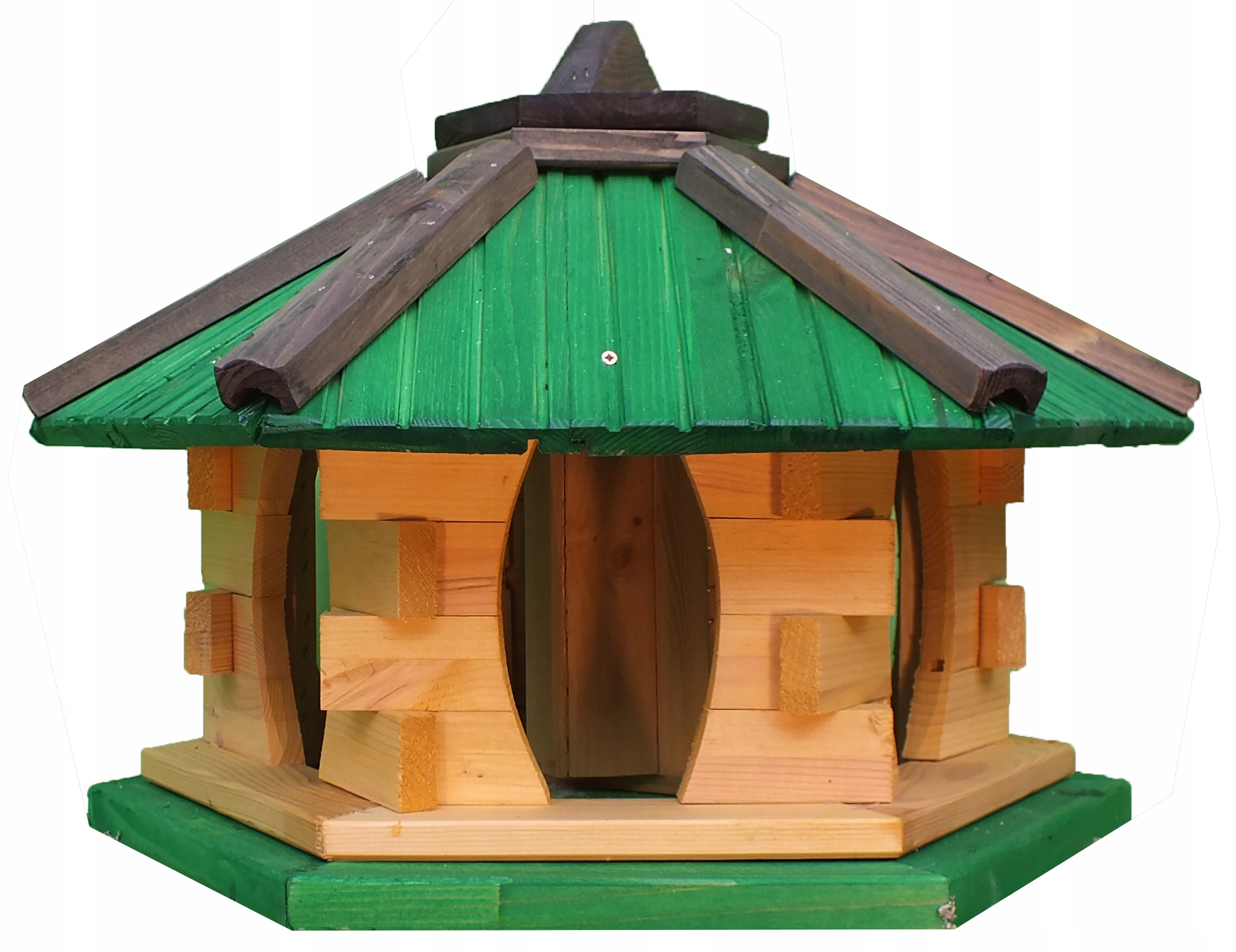 Krmítka pro ptáky dřevo s náplní Krmítko zelené pro zahradu Produkt Pl