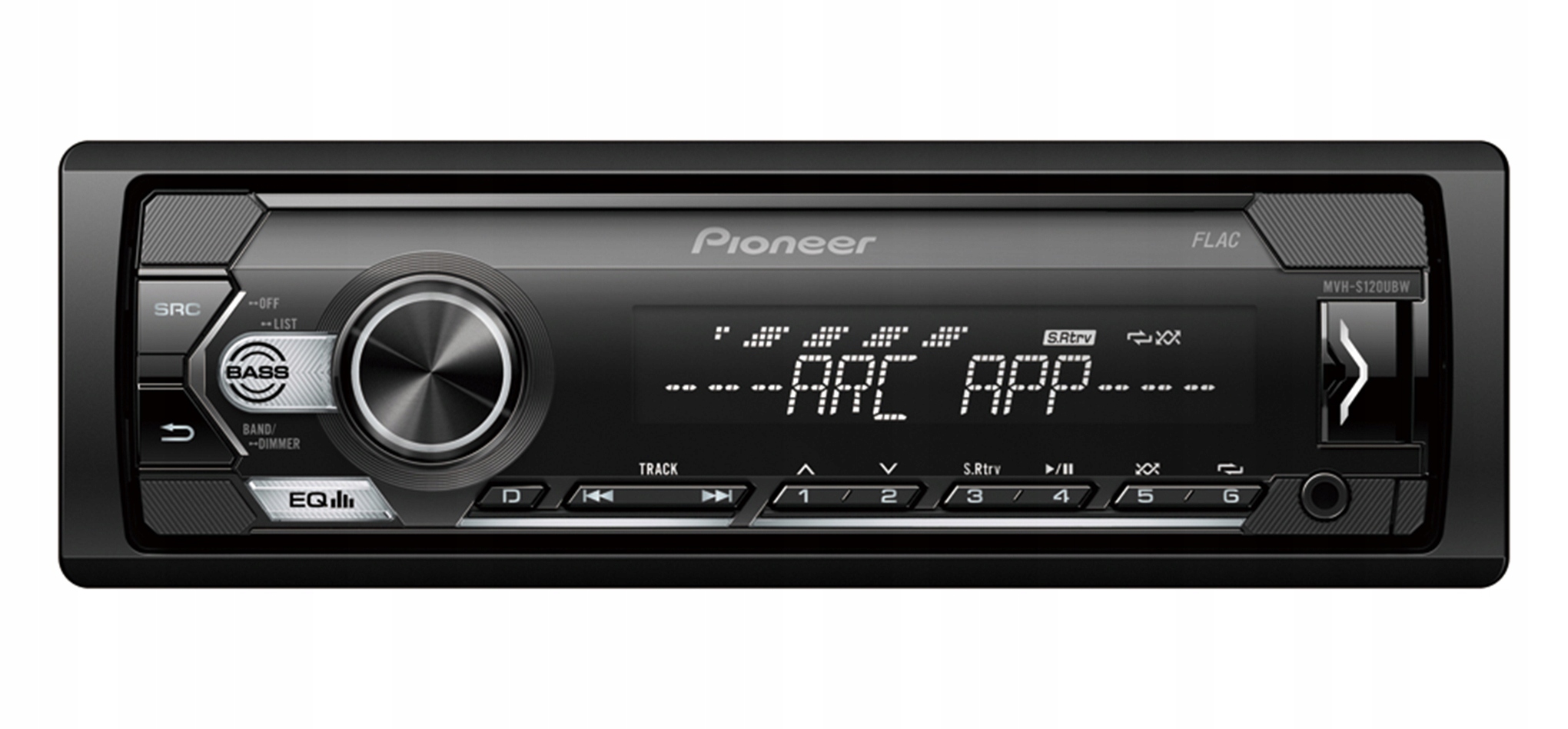 Pioneer MVH-S120UBW autorádio MP3 Usb Aux biele podsvietenie