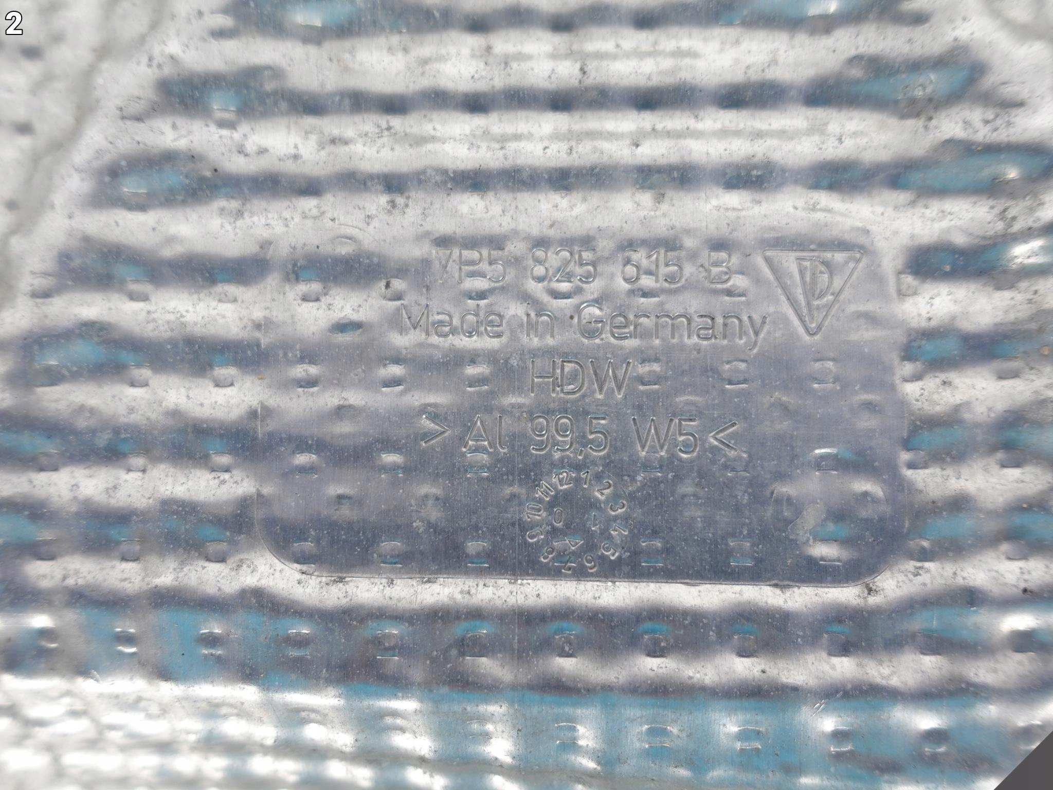 PORSCHE CAYENNE 7P5 cover TERMICZNA left