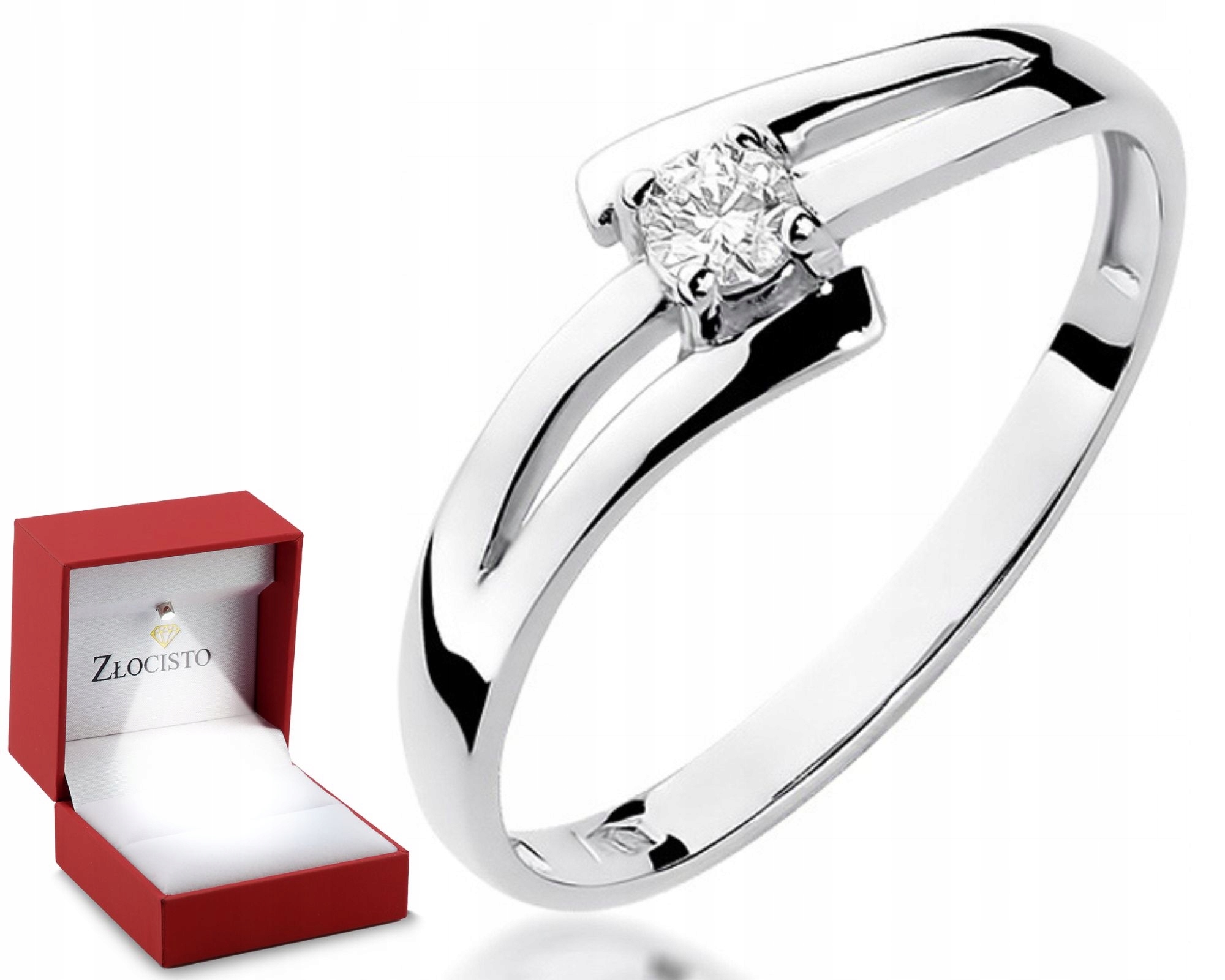 Prstýnek s briliantem 585 Gravírování Bonus