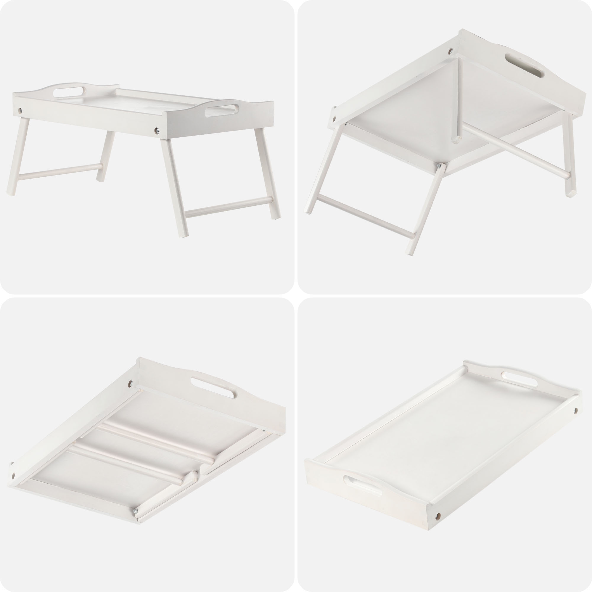 STOLIK ŚNIADANIOWY POD LAPTOP DO ŁÓŻKA TACKA TACA ŚNIADANIOWA BIAŁA Rodzaj stolik