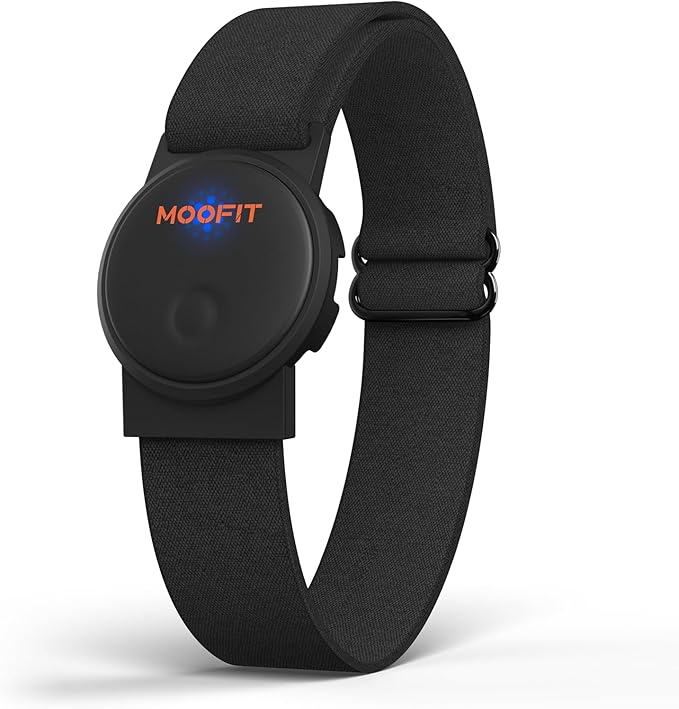 moofit HW401 pulsometr z paskiem na ramię, wodoszczelność IP67, Bluetooth