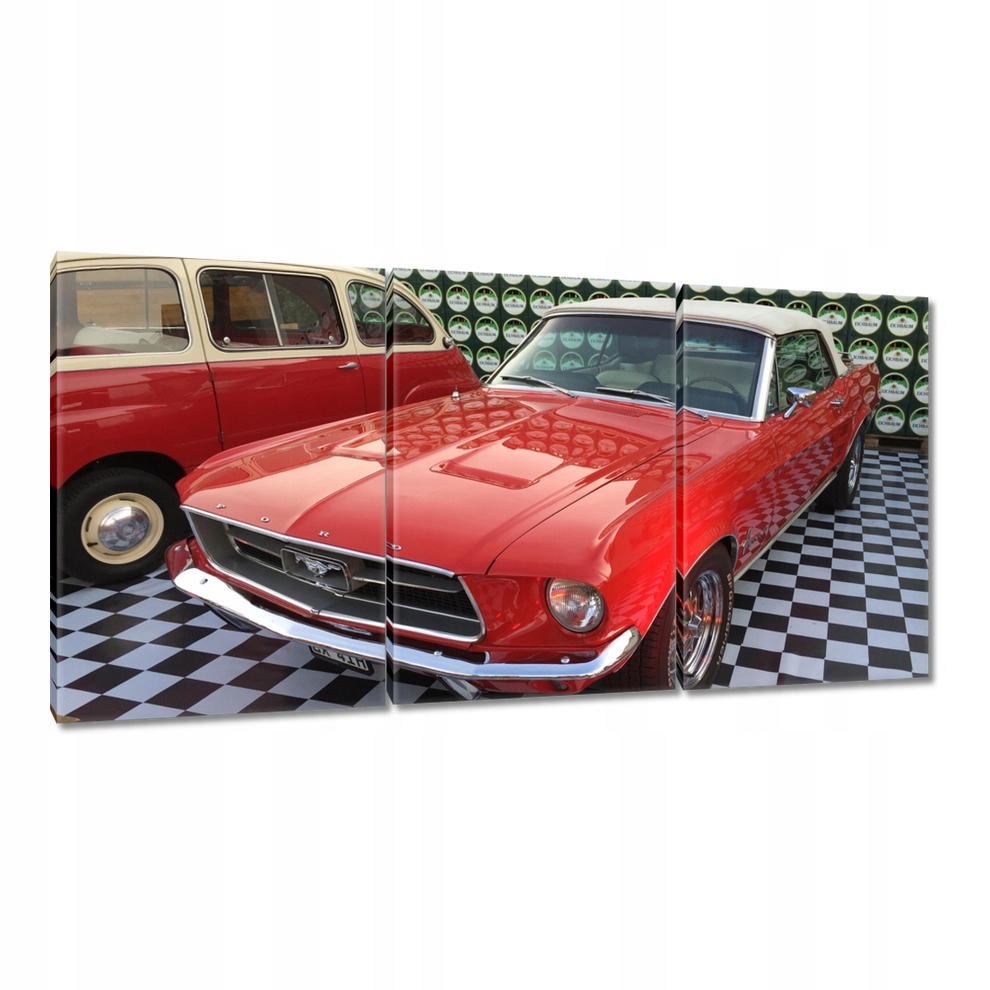 

Obrazy 120x60 Ford Mustang Samochód Usa