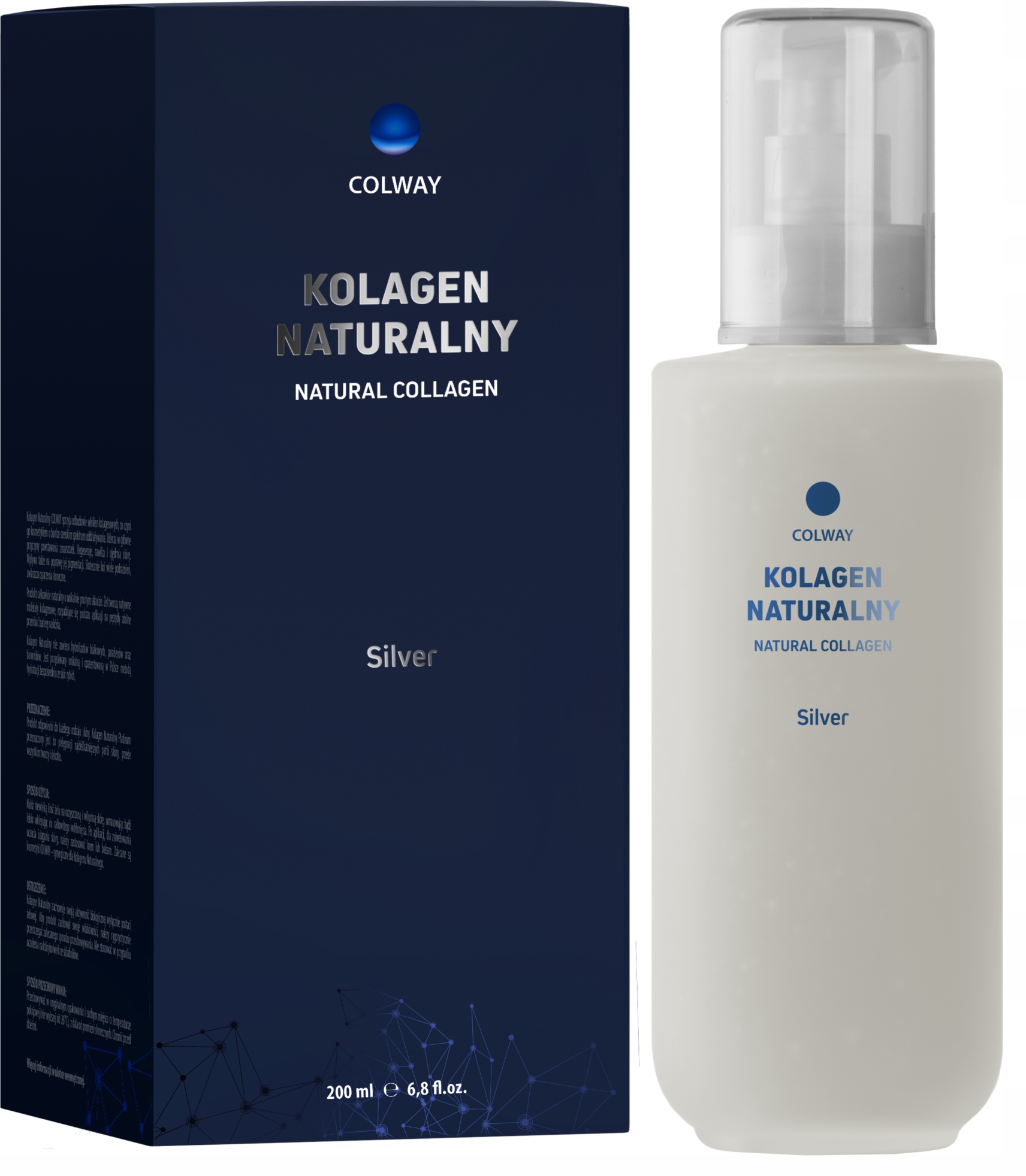 Colway Kolagen Přírodní Silver 200 ml Collagen