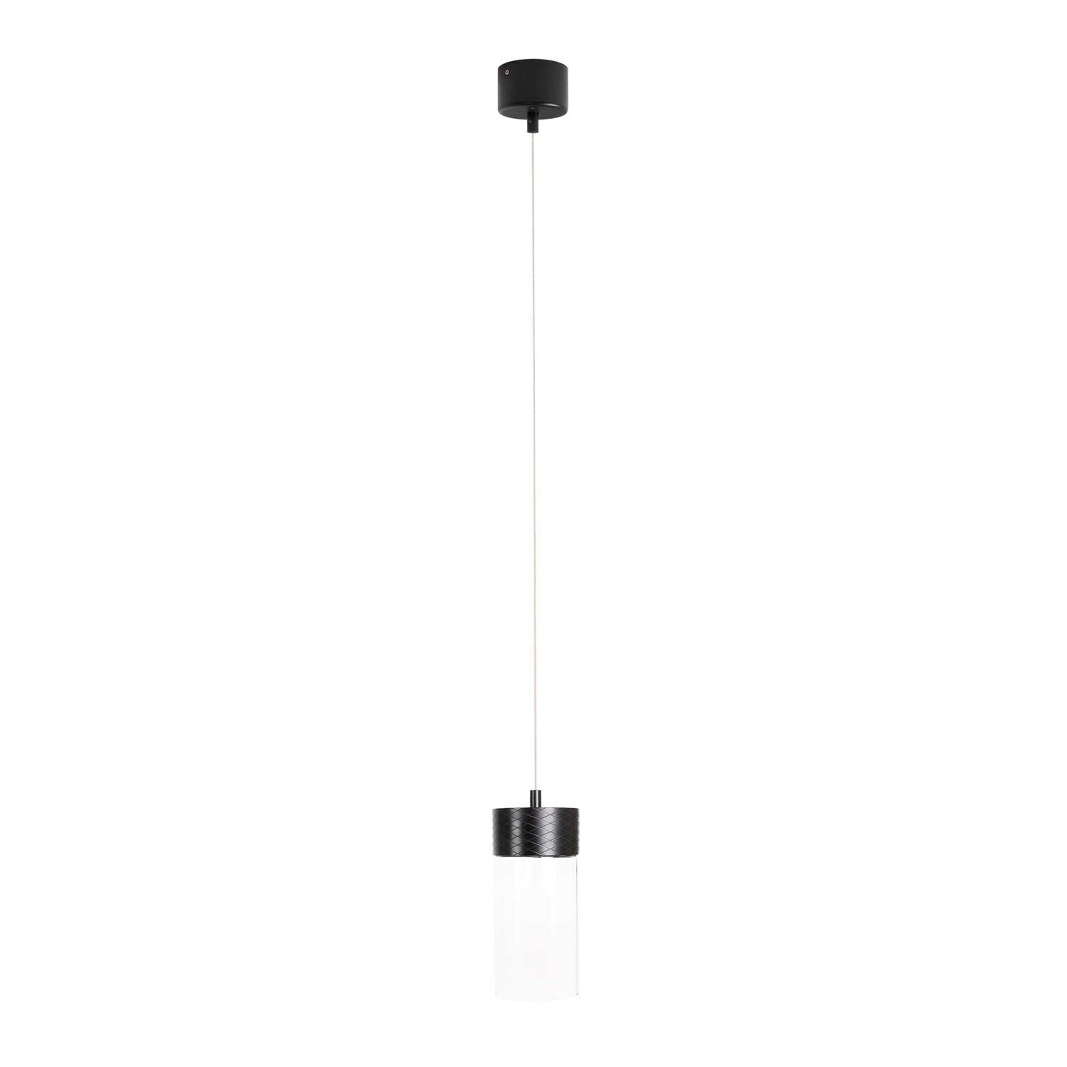 Maxlight Fusion Led závěsná lampa 7W, černá tuba, 477lm, 3000K