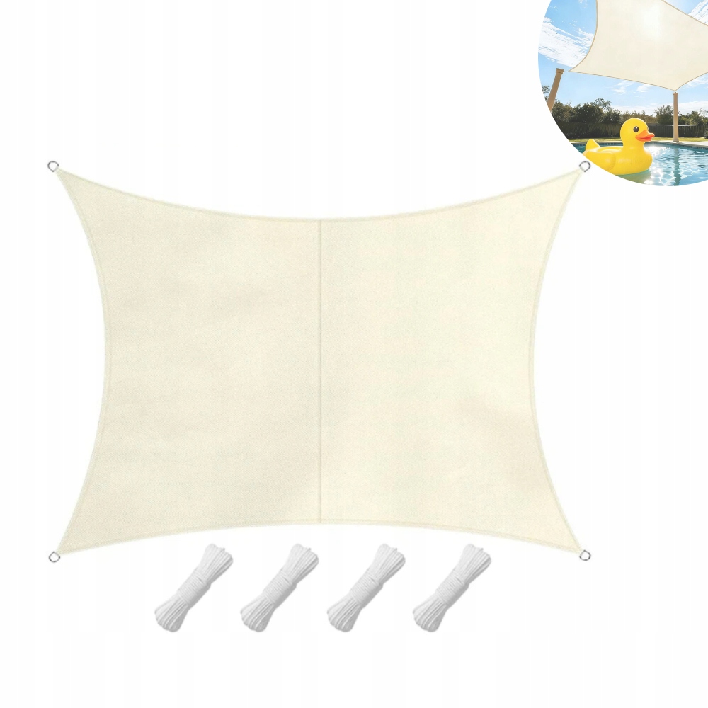 Sluneční plachta voděodolná na terasu Markýza 4x5 m obdélníková