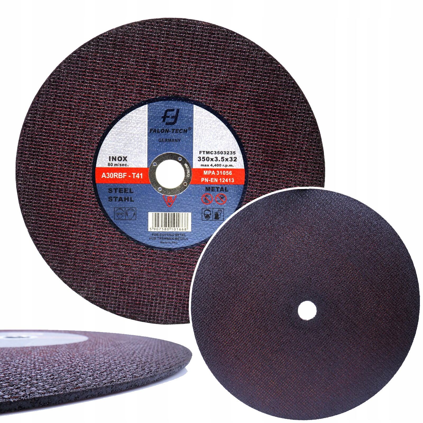 TARCZA DO CIĘCIA METALU INOX 350 X 32 X 3,5mm