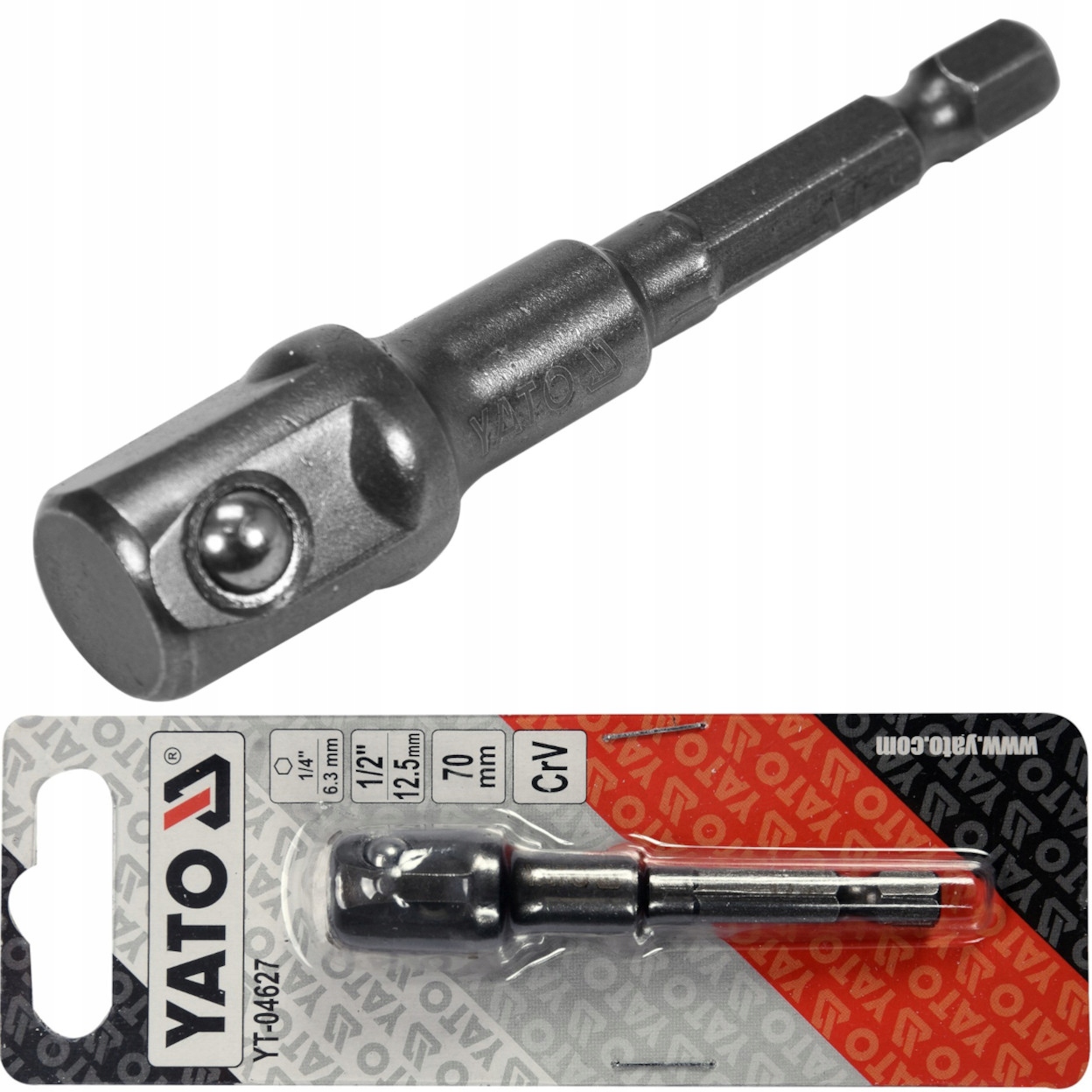 YATO ADAPTER DO NASADEK 1/2 70MM YT-04627