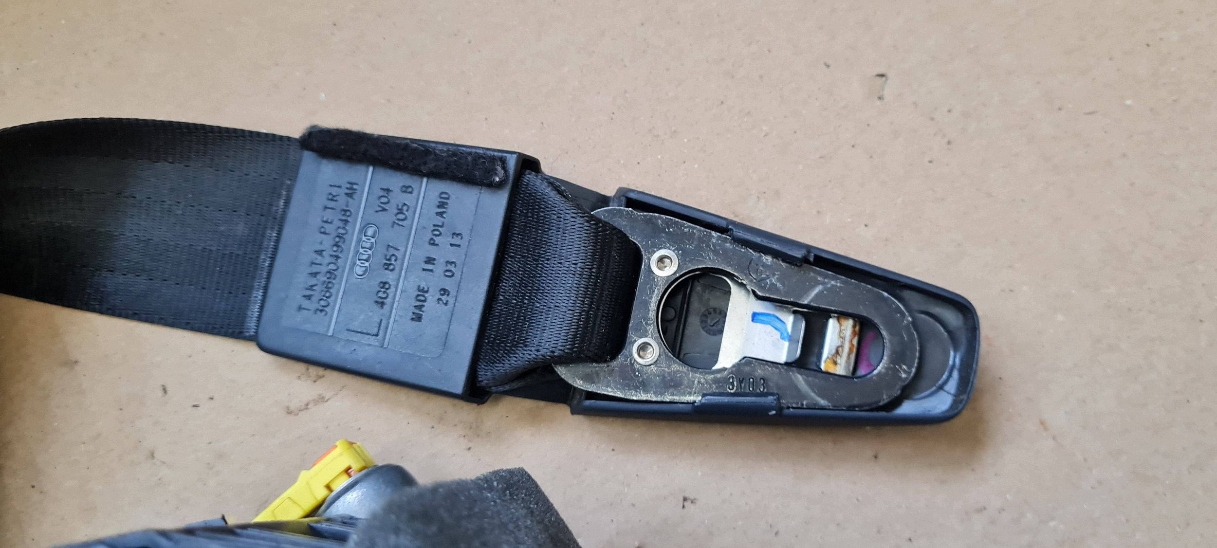 A7 4G S7 tension belt safety left front front ORG 4G8857705B A6 C7 4G