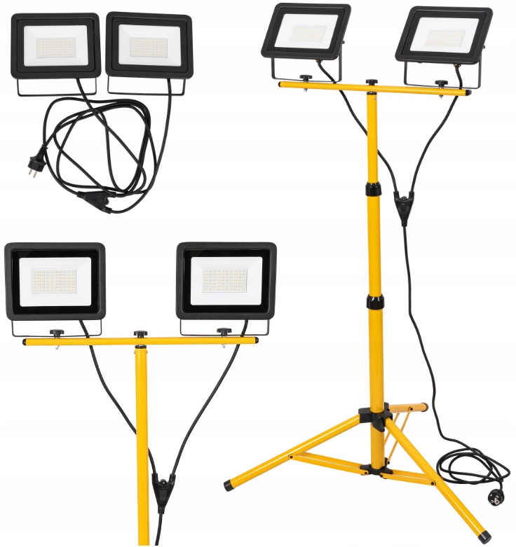 ГАЛОГЕННЫЙ СВЕТОДИОДНЫЙ ПРОЖЕКТОР 50 ВТ СТРОИТЕЛЬНЫЙ СВЕТИЛЬНИК ШТАТИВ