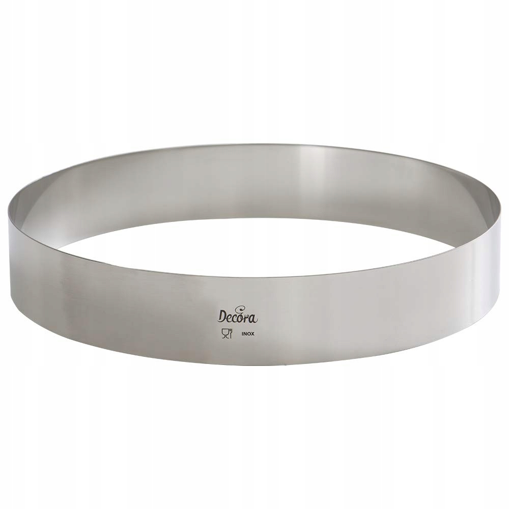 Levně kulatý dortový kroužek z nerezové oceli