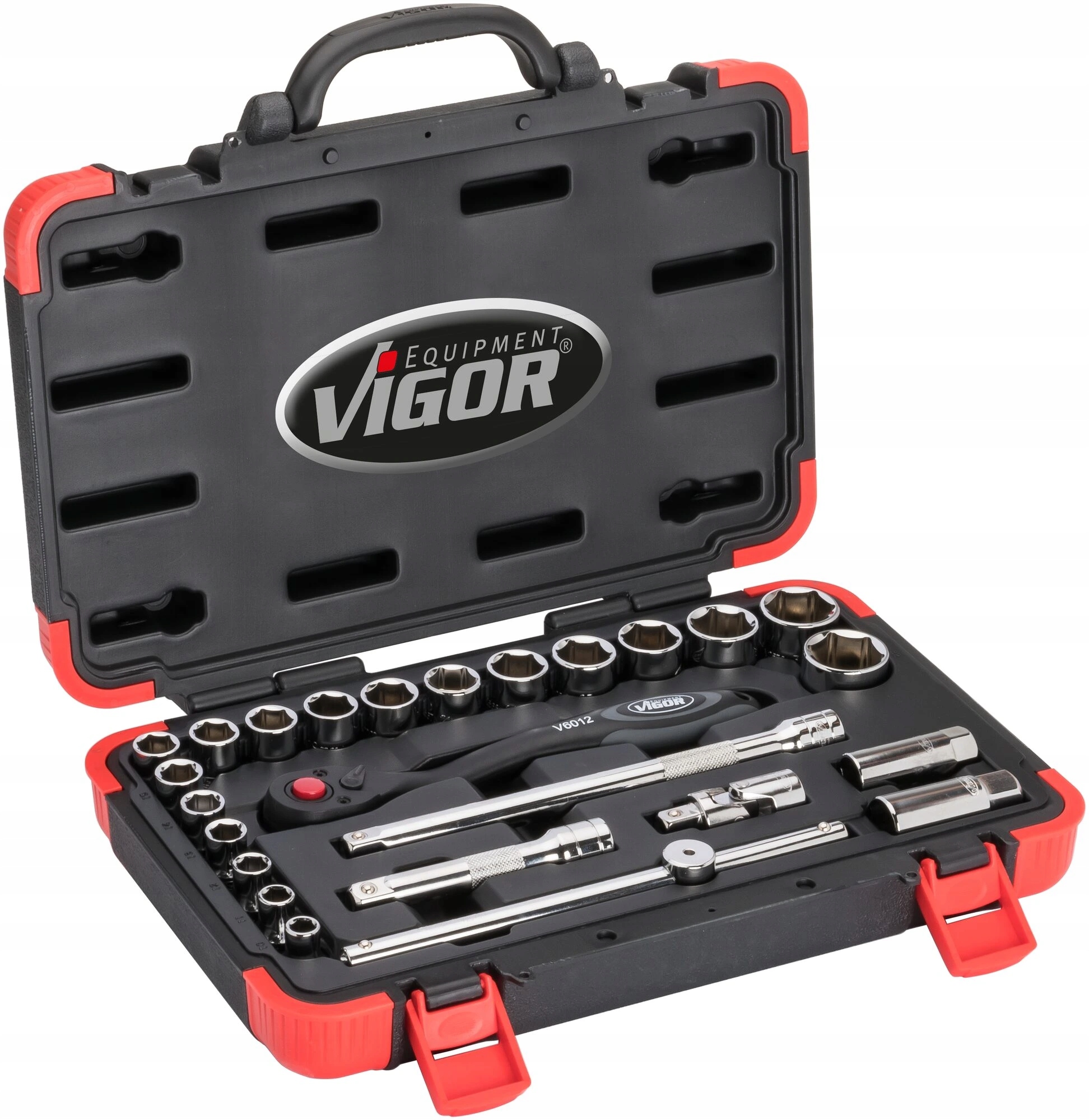 Vigor V2460N, Súprava nástrčných kľúčov 1/2" 25dielna