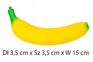 

Banan antystresowy squishy