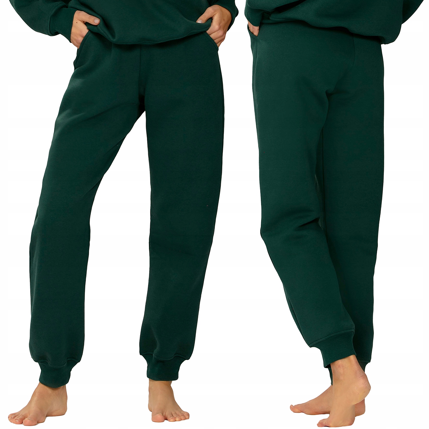 Dkaren Rehema-Sp zelený L bavlna teplé teplákové kalhoty