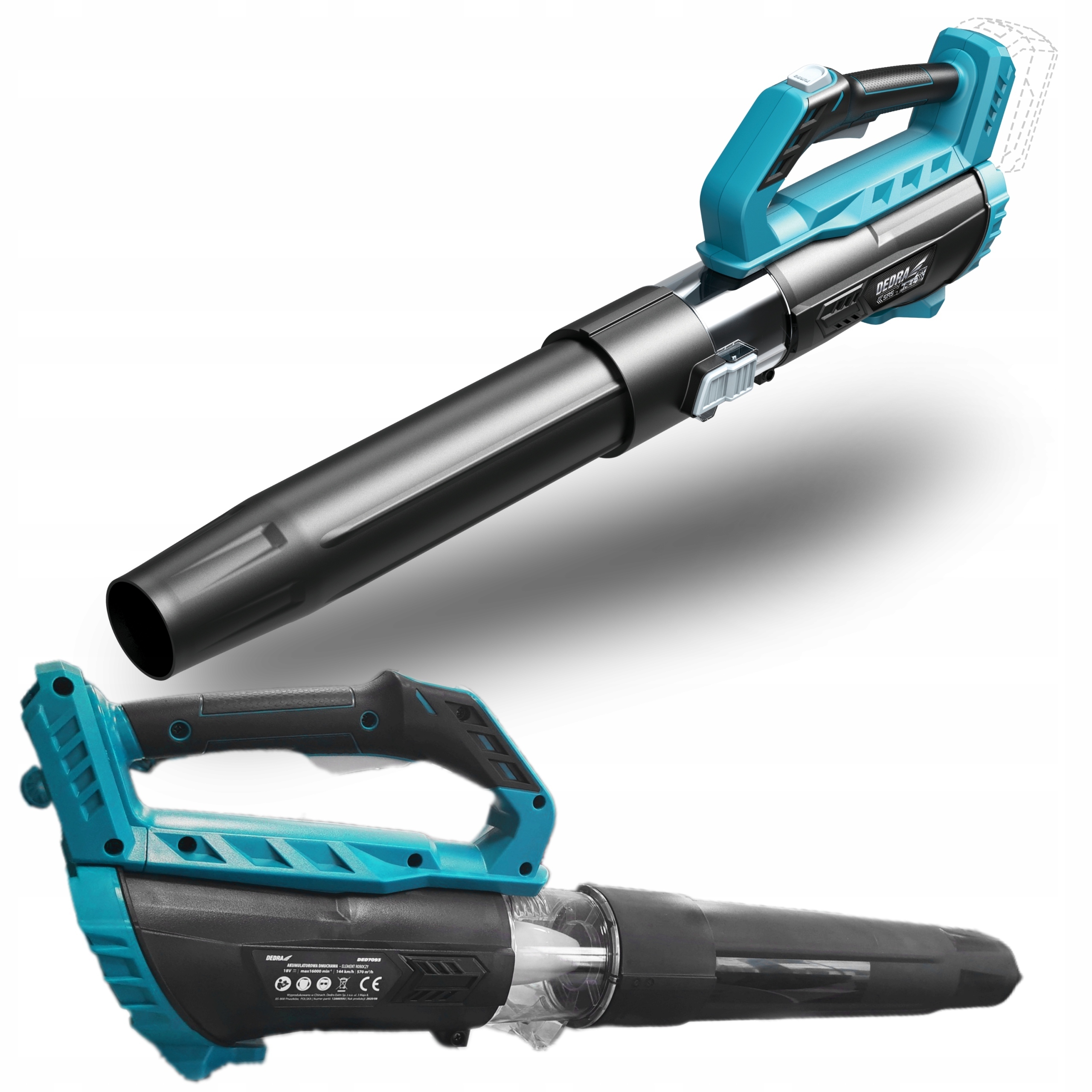 DEDRA DMUCHAWA DO LIŚCI AKUMULATOROWA OGRODOWA 18V SAS+ALL DED7093 Zasilanie akumulatorowe