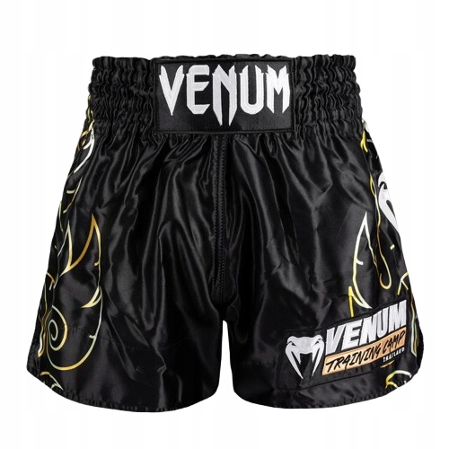 Venum Spodenki Muay Thai Shorts Vtc Flames Black/Gold S