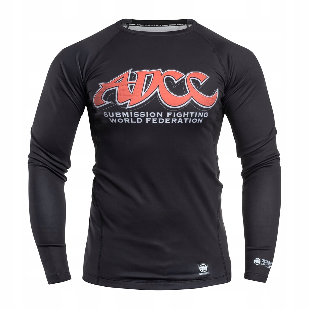 Koszulka termoaktywna Pitbull LongSleeve Rashguard Adcc Black M