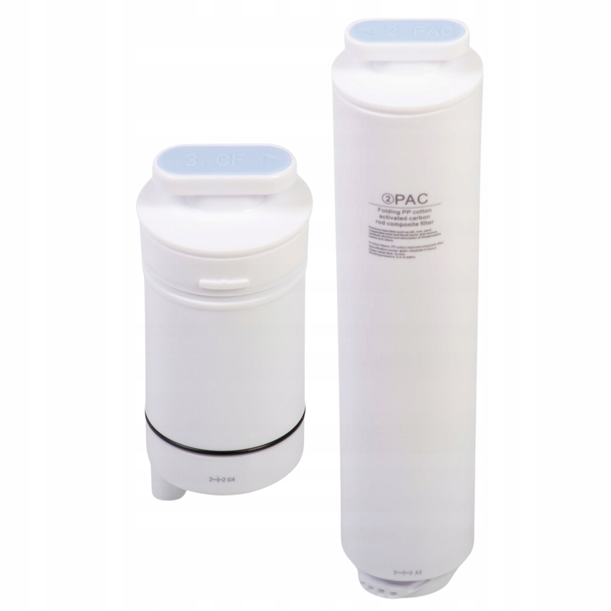 Zestaw filtrów do dystrybutora wody Miraqua Alfa, filtr Cf, filtr Pac