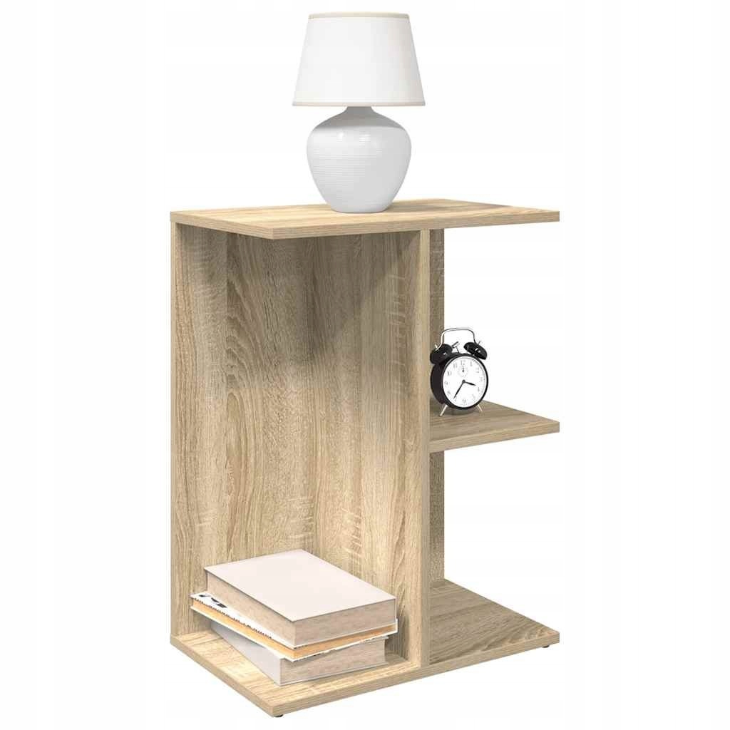 Nočné stolíky, 2 ks, dub sonoma, 46,5x29x61 cm