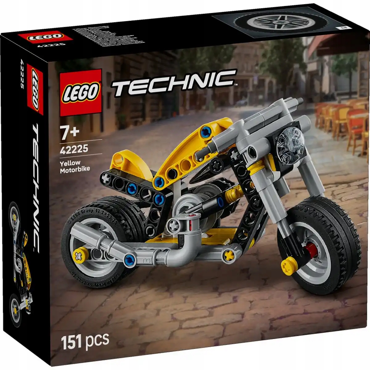LEGO TECHNIC 42225 ŻÓŁTY MOTOCYKL