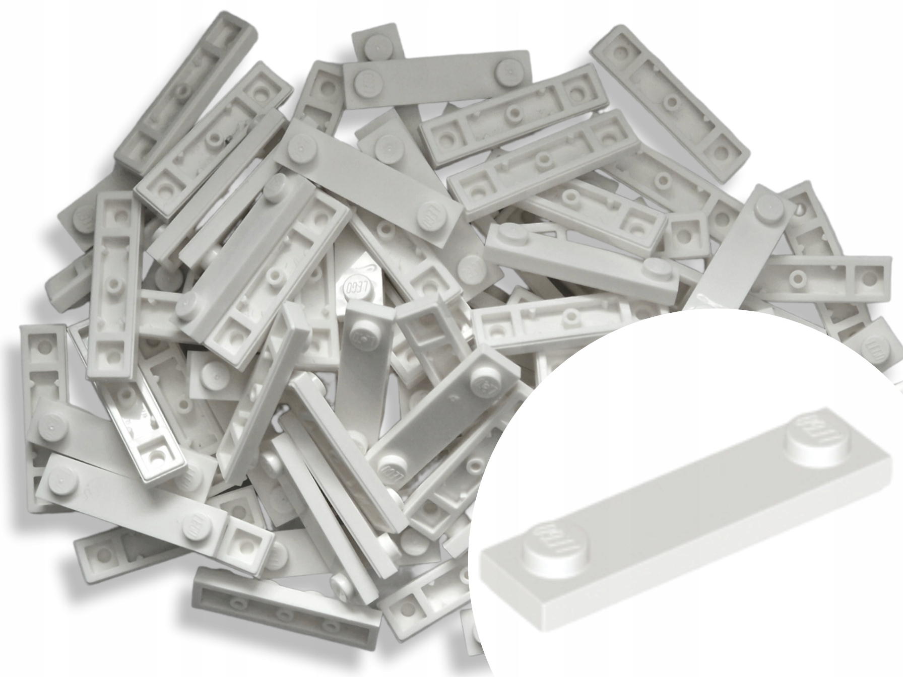 

Lego 41740 Tile Płytka 1x4 Biały White 20szt