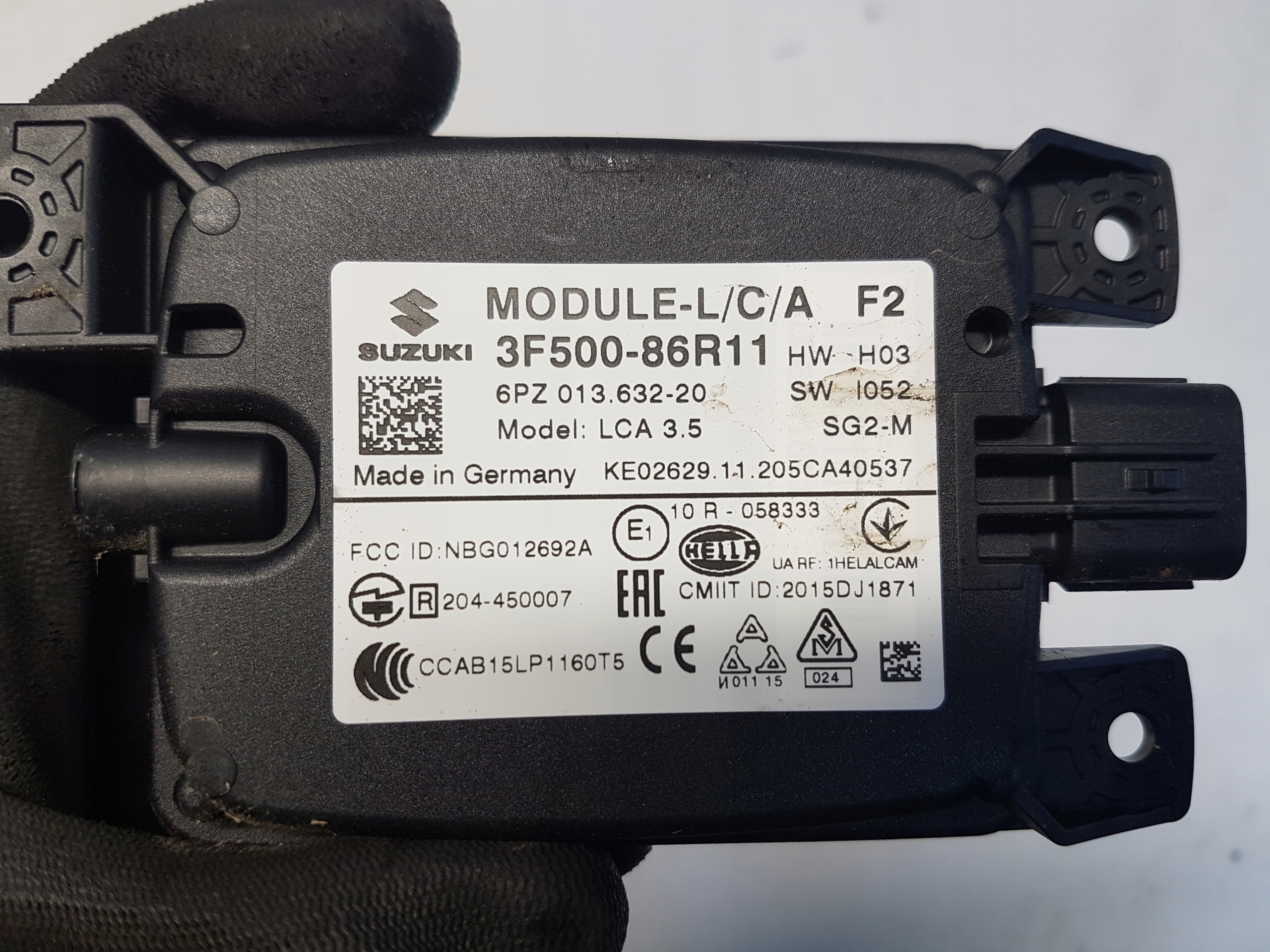 SUZUKI VITARA III LIFT sensor supports RUCHU SENSOR RADAR right rear part