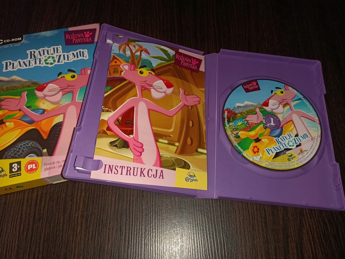 Różowa Pantera Ratuje Planetę Ziemię PC DVDBOX Producent CD Projekt RED