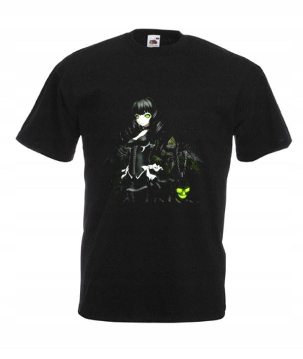 

Męska Koszulka Anime Black Rock Shooter Wzory