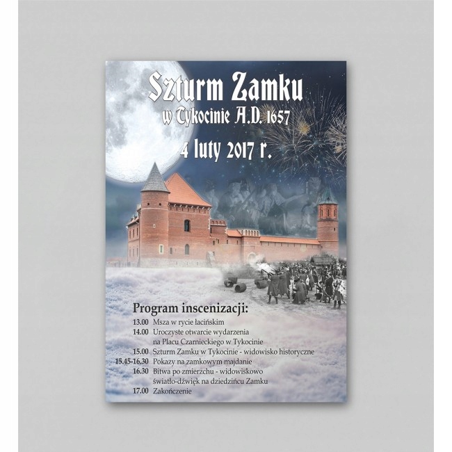 Plakat A3 - Papier Syntetyczny 160g - Wodoodporny 1 Sztuka Wyraziste Kolory Format papieru A3