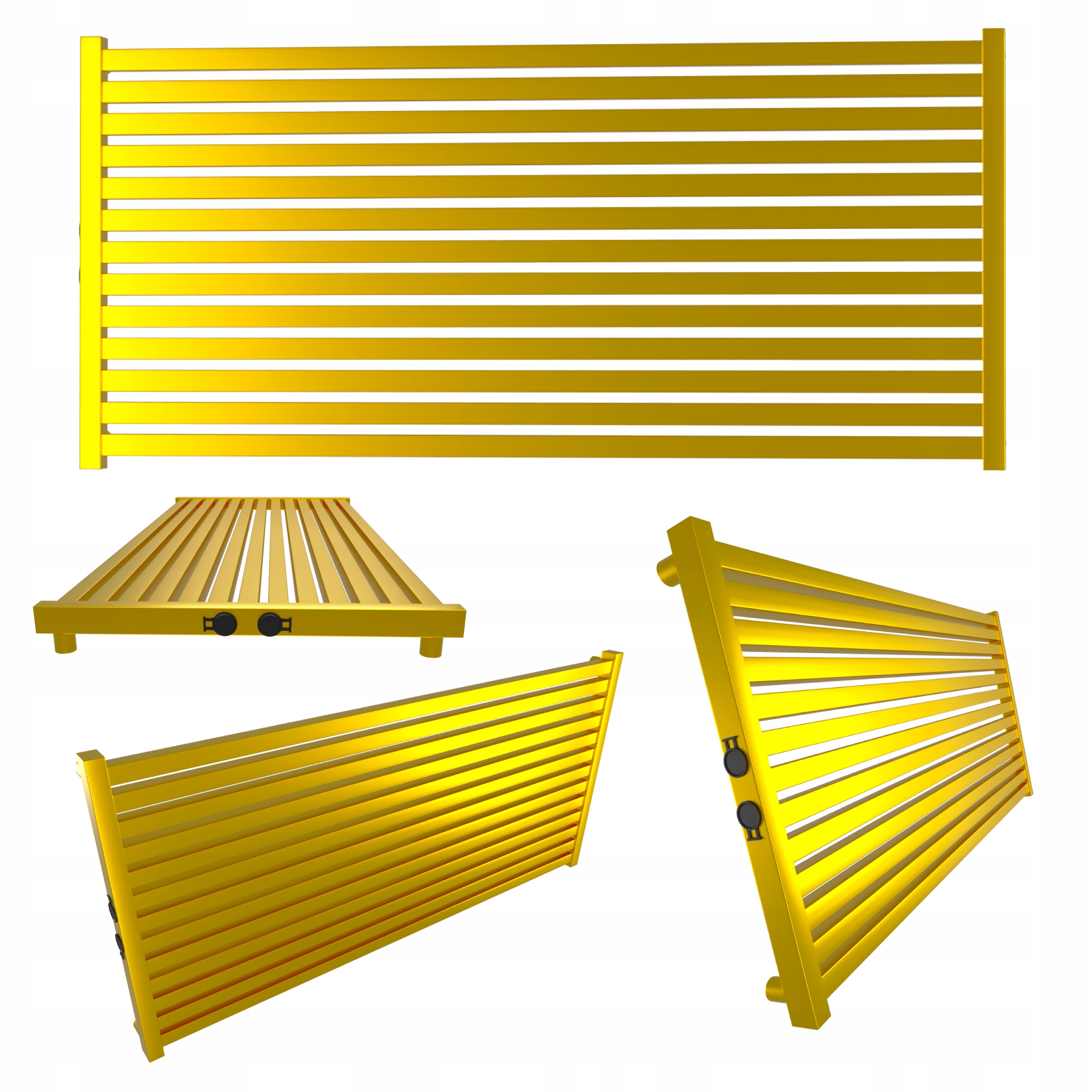 Dekorativní radiátor úrovně Radiator 140x61 Zlatý